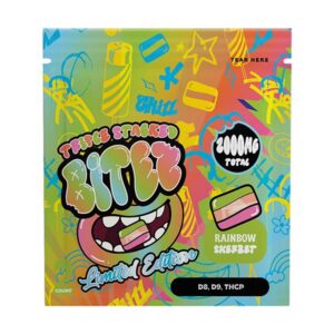 ocho extracts double stacked bitez xl 4000mg gummies rainbow sherbet