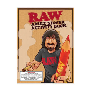 raw adult stoner activity book