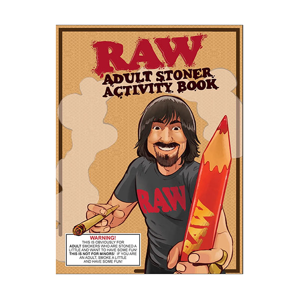 raw adult stoner activity book