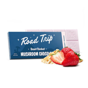 road trip desert stardust mushroom chocolate bar strawberry crunch