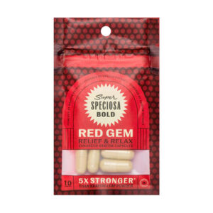 super speciosa kratom capsules 10ct red gem