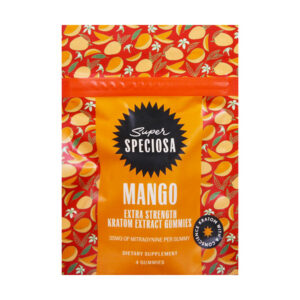 super speciosa kratom gummies 35mg 4ct mango