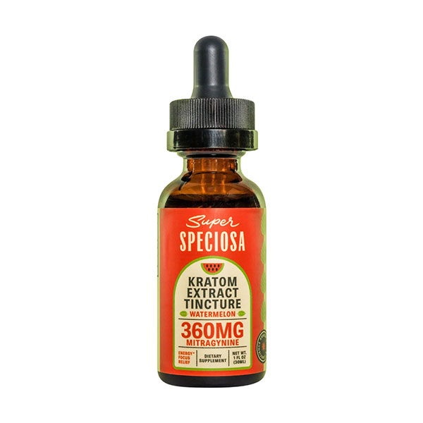 super speciosa kratom tincture 360mg watermelon