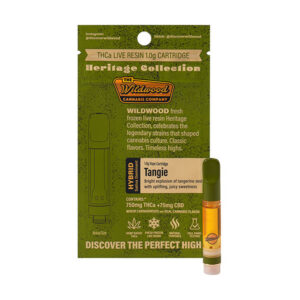 wildwood heritage collection thca live resin 1g cartridge tangie