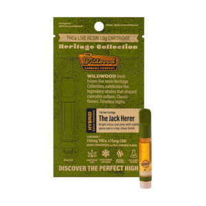 wildwood heritage collection thca live resin 1g cartridge the jack herer