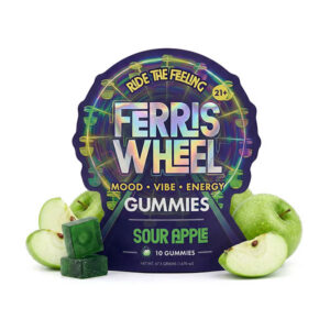 ferris wheel kanna gummies 10ct sour apple