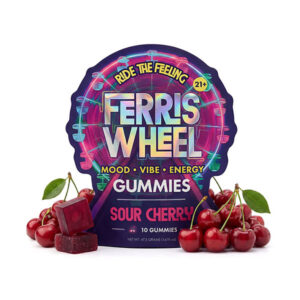 ferris wheel kanna gummies 10ct sour cherry
