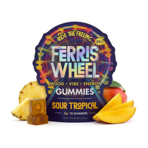 ferris wheel kanna gummies 10ct sour tropical