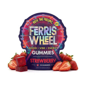ferris wheel kanna gummies 10ct strawberry