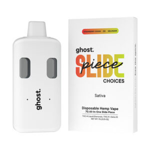 ghost slide piece thch 7g disposable strawberry cough