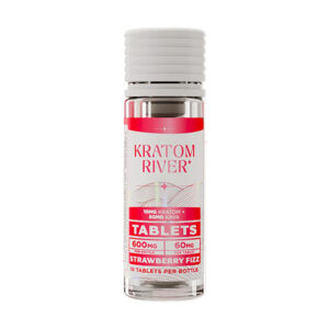 kratom river 600mg kratom kava tablets 10ct strawberry fizz