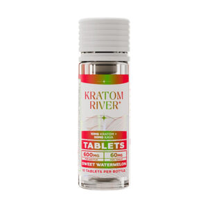 kratom river 600mg kratom kava tablets 10ctsweet watermelon