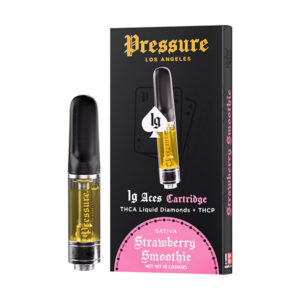 pressure la 1g aces cartridge strawberry smoothie