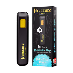 pressure la 1g aces disposable palm tree purps