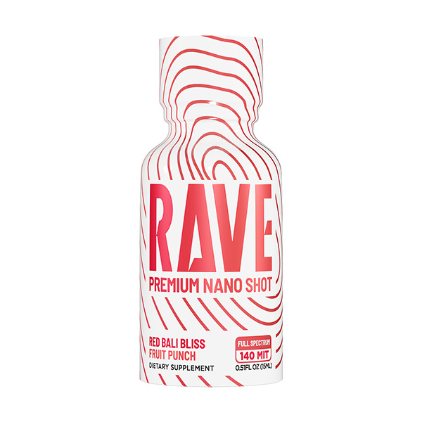 rave kratom shot 140mit red bali bliss fruit punch