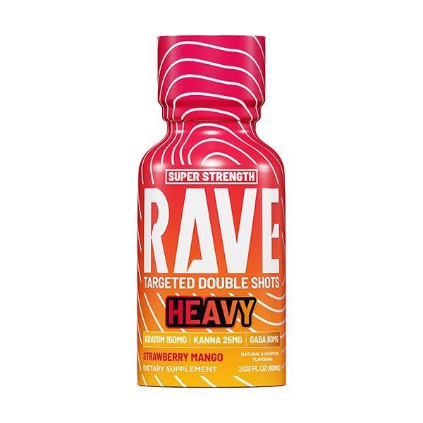 rave kratom targeted double shots heavy