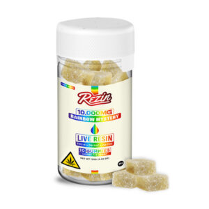 rezin 10k gummies 10ct rainbow mystery