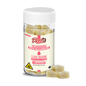 rezin 10k gummies 10ct wild watermelon