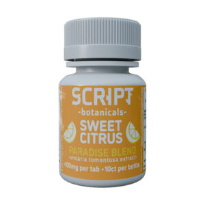 script botanicals cats claw 1000mg tablets 10ct sweet citrus