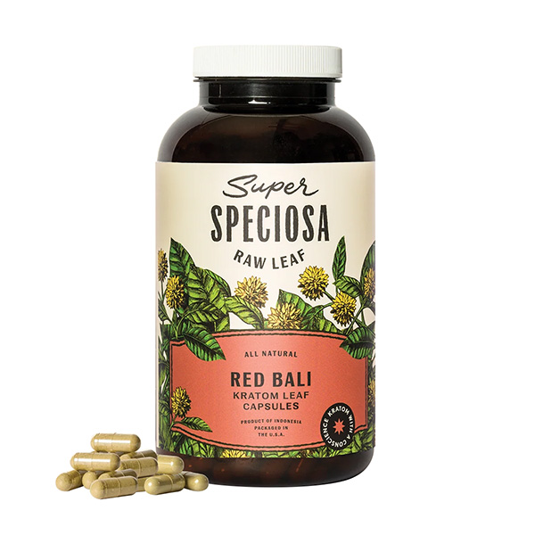 super speciosa kratom capsules red bali