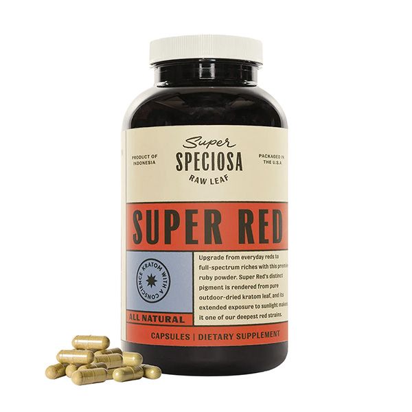 super speciosa kratom capsules super red