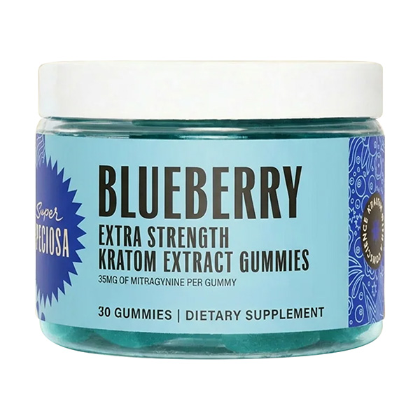 super speciosa kratom gummies 35mg 30ct blueberry