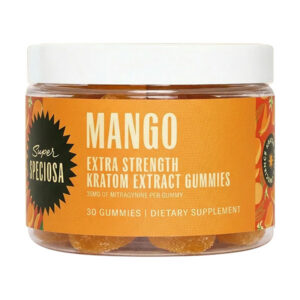 super speciosa kratom gummies 35mg 30ct mango