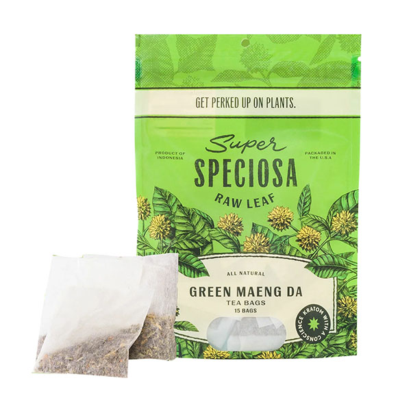 super speciosa kratom tea bags green maeng da