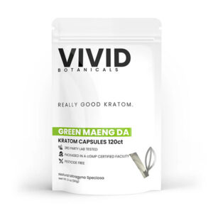 vivid botanicals kratom capsules 120ct green maeng da