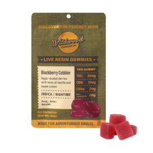 wildwood live resin gummies 5ct blackberrycobbler
