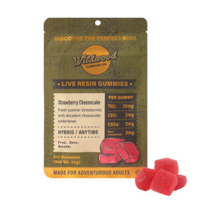 wildwood live resin gummies 5ct strawberrycheesecake