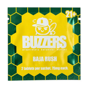 buzzers botanical extract tablets 150mg 2ct baja rush