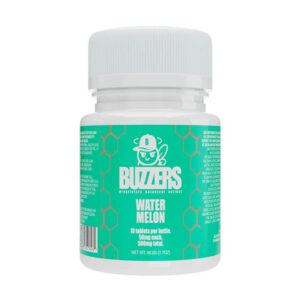 buzzers botanical extract tablets 500mg 10ct watermelon