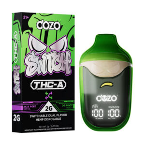 dozo switch thca 2g dual disposable jaxx popz x og runtz