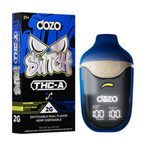 dozo switch thca 2g dual disposable lemon bubz x blue z