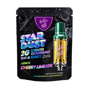 hidden hills star dust 2g thca cartridge cherry limeade
