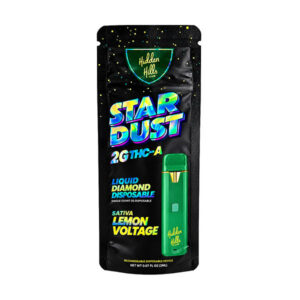 hidden hills star dust 2g thca disposable lemon voltage
