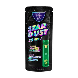 hidden hills star dust 2g thca disposable midnight guava