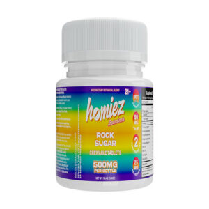 homiez botanicals tablets 500mg 10ct rock sugar new