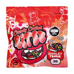 ocho extracts candy coated bitez 500mg 2ct gummies shirley temple