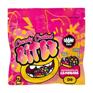 ocho extracts candy coated bitez 500mg 2ct gummies watermelon lemonade