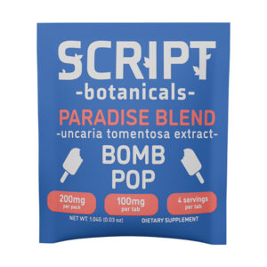 script botanicals cats claw 200mg tablets 2ct bomb pop