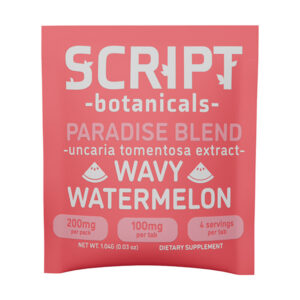 script botanicals cats claw 200mg tablets 2ct watermelon wave
