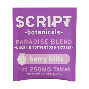 script botanicals cats claw 250mg tablets 1ct berry blitz