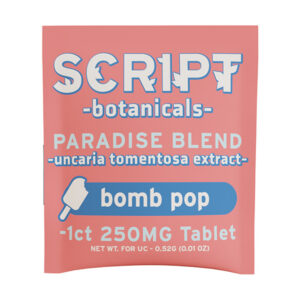 script botanicals cats claw 250mg tablets 1ct bomb pop