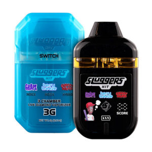 sluggers 3g disposable trio grape berry breeze cherry gelato