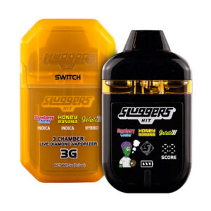sluggers 3g disposable trio strawberry cooler honey banana gelato 41