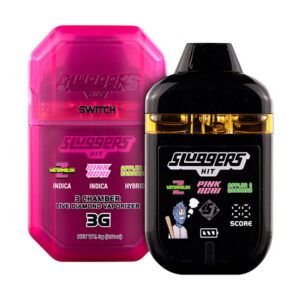 sluggers 3g disposable trio watermelonz pink acai apples bananas