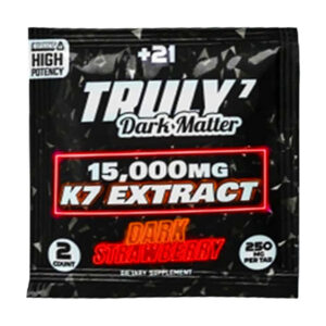 truly7 dark matter k7 extract tablets 500mg 2ct dark strawberry