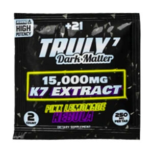truly7 dark matter k7 extract tablets 500mg 2ct pink lemonade nebula